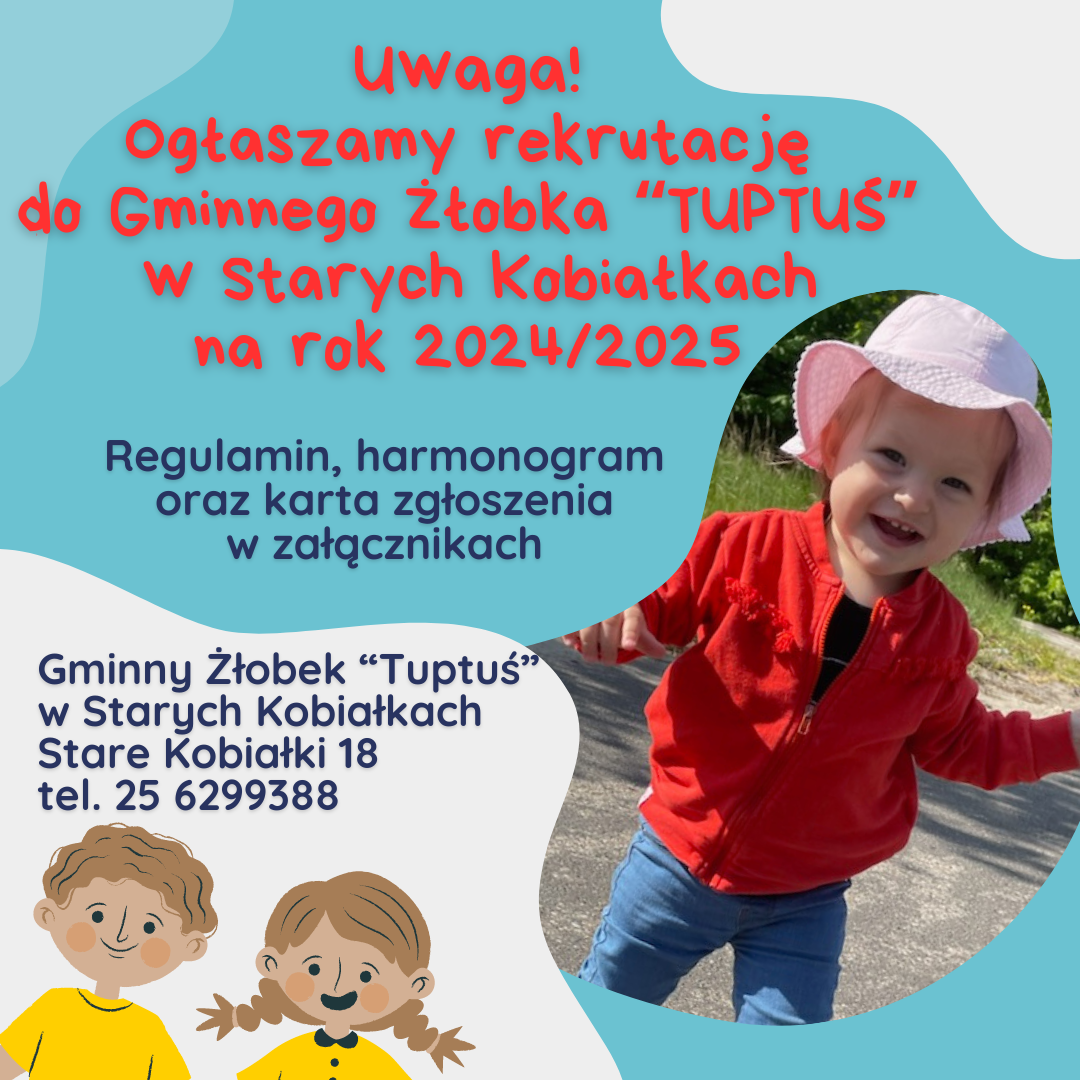 plakat rekrutacja żłobek