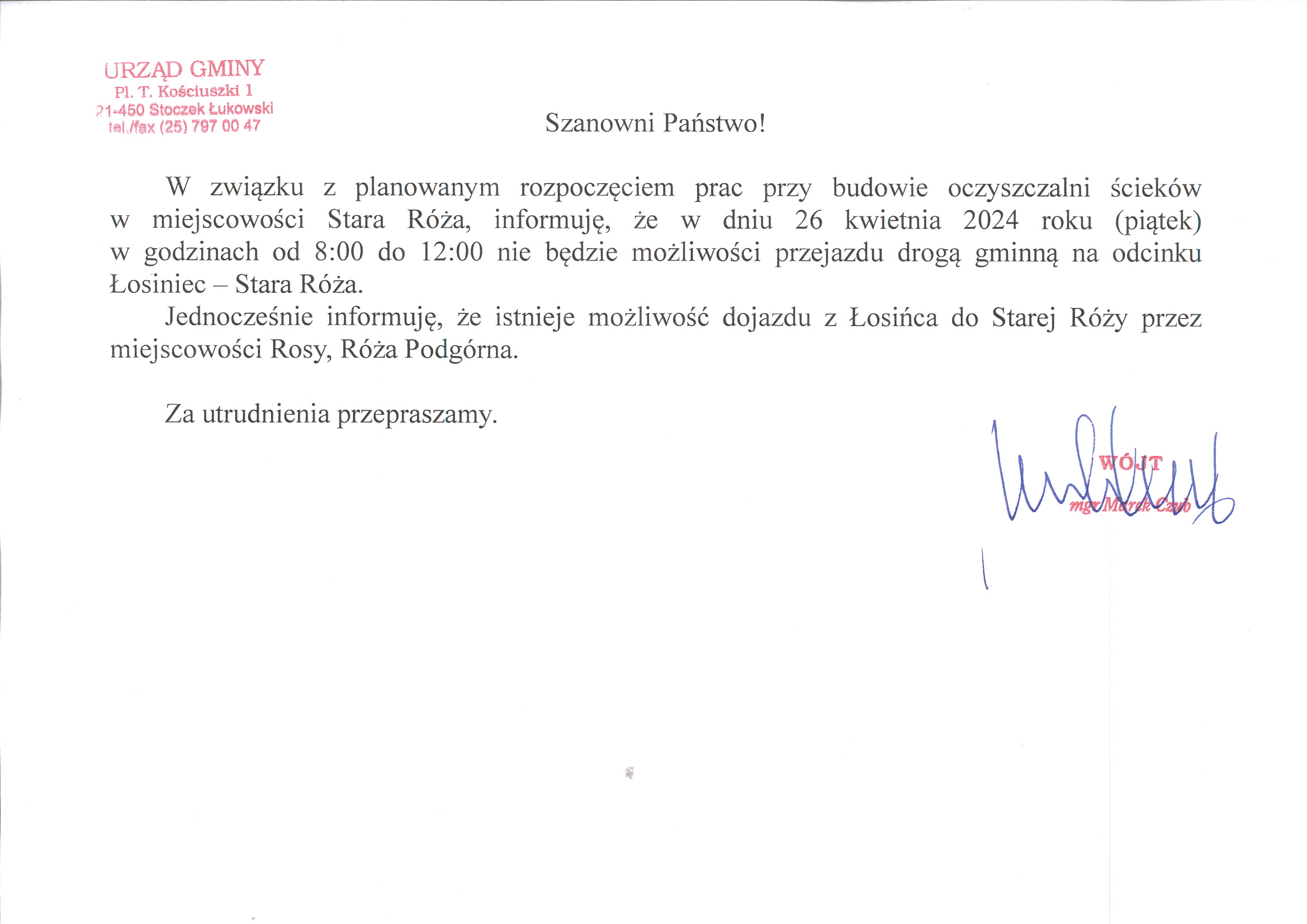 Ogłoszenie