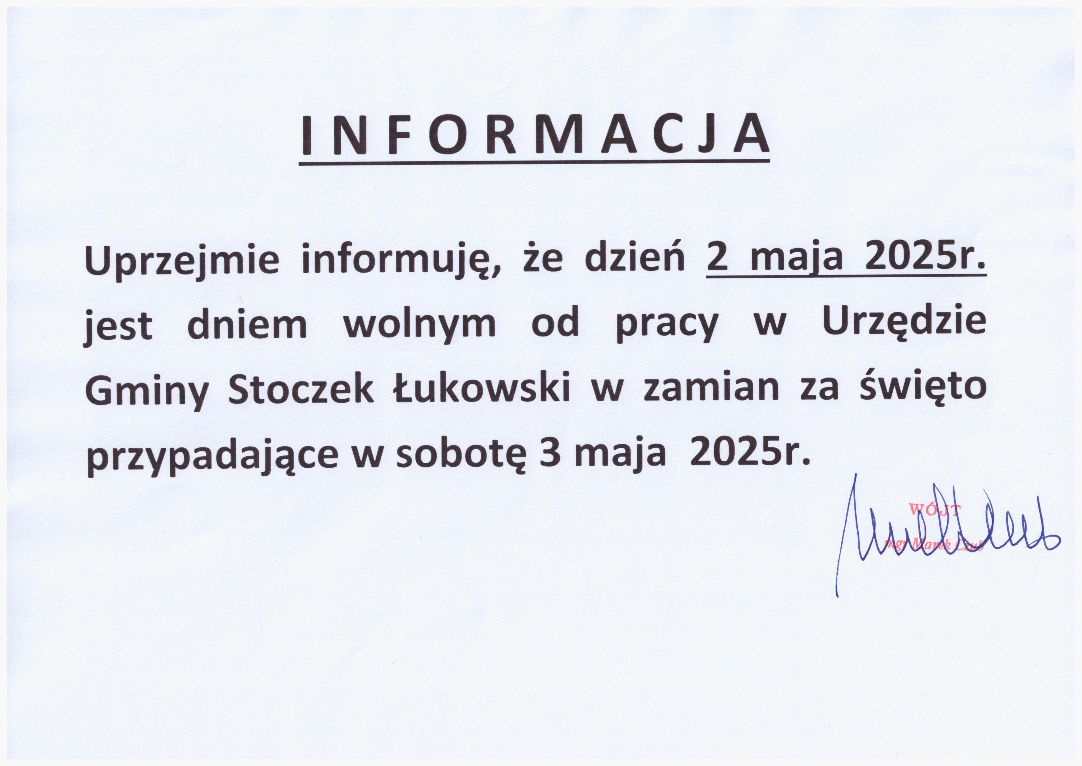 ogłoszenie